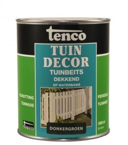 Tenco Buitenbeits Tuindecor - Donkergroen - Zijdeglans - 1l