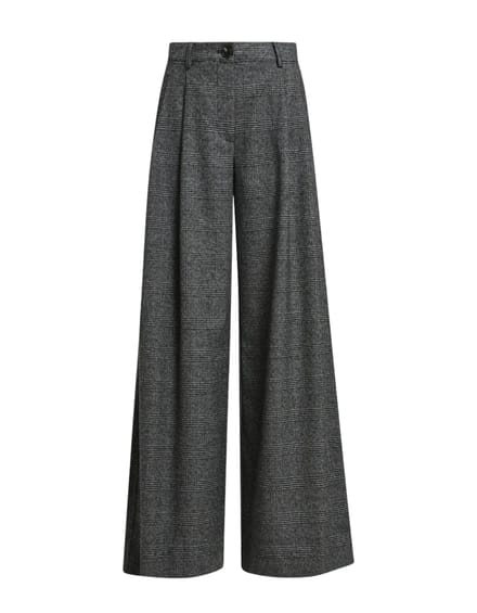 Essentiel Antwerp Wide Leg Pants Pantalons Grijs Kollection