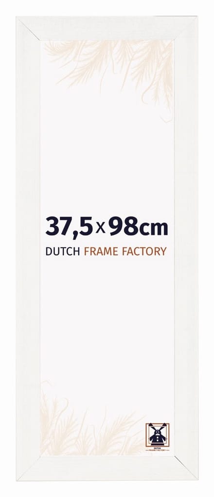 Fotolijst 37,5x98 cm - MDF - Wit Geveegd - Praag