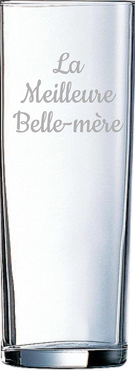 Longdrinkglas gegraveerd - 31cl - La Meilleure Belle-mère