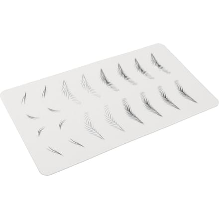 Microblading Oefenhuid Inktloos Brede Wenkbrauwen Microblading Trainingsvel voor Beginner 03 white
