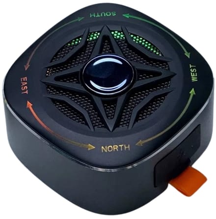 Fivesquare SpinWave Waterproof Speaker – Mini Bluetooth Speaker met Gyro-Spinner Design, RGB Licht, IPX7 & Bass/TWS V6