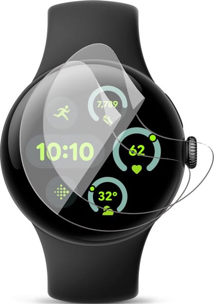 Screenprotector geschikt voor Google Pixel Watch 3 45mm - 2x FlexGuard Screen Protector