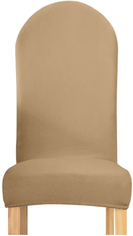 Meble odNowa - Stoelhoes - Gewatteerde Rugleuning - Beige - Fluweel
