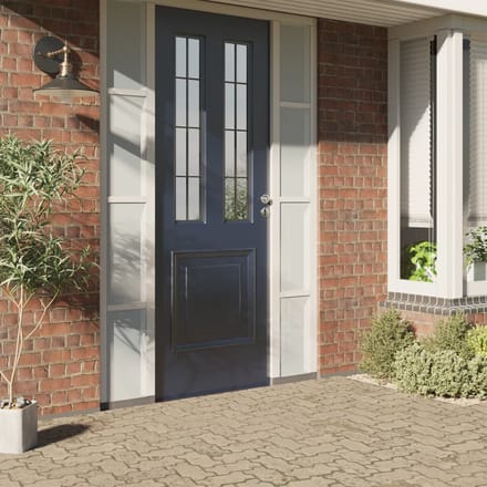 vidaXL - Raamfolie - strepenpatroon - mat - 45x2000 - cm - PVC