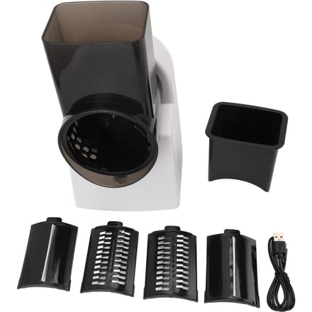 Coupe-légumes électrique Multiporpuse Machine à couper les légumes électrique automatique pour la cuisine L black