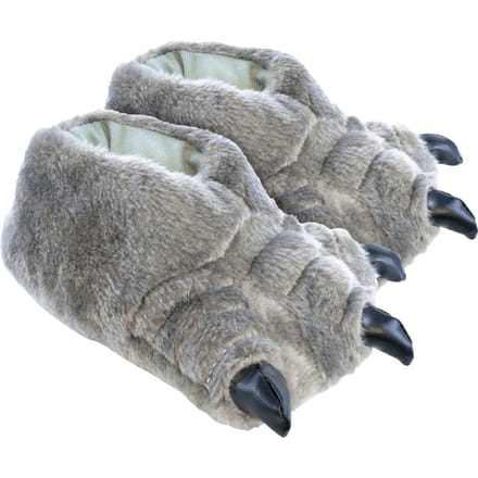Nieuwigheid 3D Monster Feet-pantoffels voor kinderen - Grijs