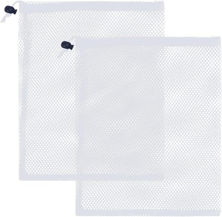 Mesh Trekzakken voor Multi-Functionele Opslag - 2 Stuks, 20x30cm, Ideaal voor Zwemmen, Strand en Reizen
