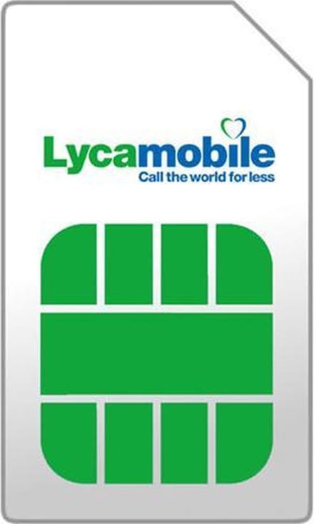 Lycamobile Sim-pack  € 15 Nieuw