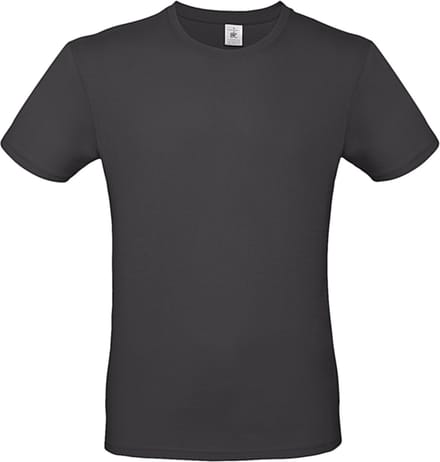 Classic E150 T-shirt B&C Collectie Worn Black Maat L