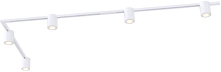 Ledvion – 3m LED Railverlichting Set – Kantelbaar - GU10 Spots – Wit