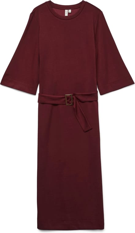 VERO MODA - VMFREYA 3/4 7/8 BELT DRESS JRS BTQ GA - Dames - Maxi jurken