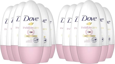 Dove - Deodorant - Roller - Invisible Care - 50ml x 12