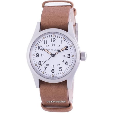 Hamilton Khaki Field White Dial Automatic H69439511 Heren horloge wit