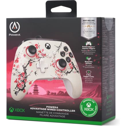 PowerA Advantage controller met kabel voor de Xbox Series X|S - Strijdersnirwana