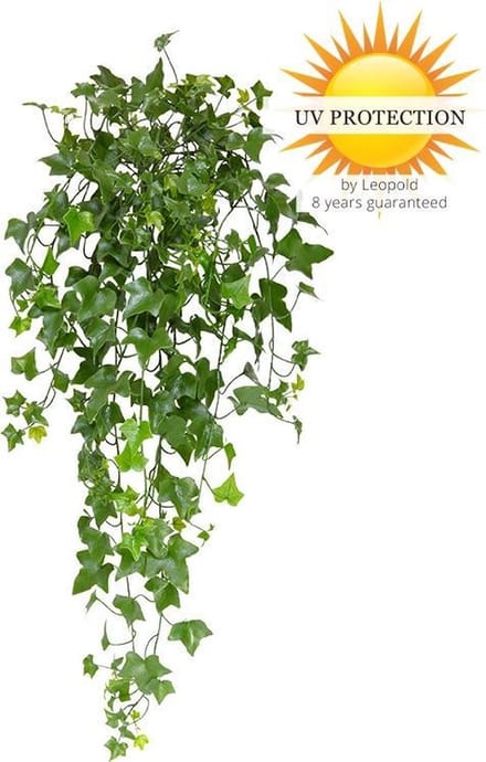 Groene kunsthangplant klimop 80 cm UV