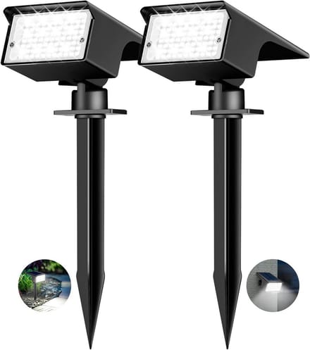 Krachtige Led Zonnepanelen Buiten - 2 Stuks - IP65 Waterdicht