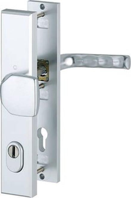 HOPPE langschild-wisselgarnituur met cilinder-trekbeveiliging voor buitendeuren PC92