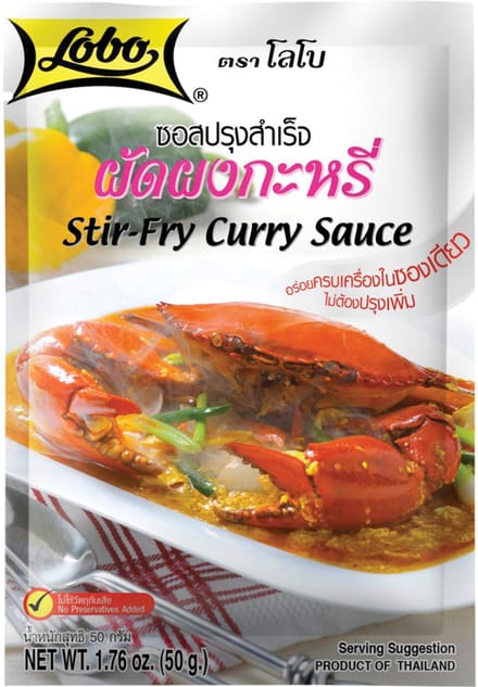 Lobo Curry-roerbaksaus 12 x 50 g