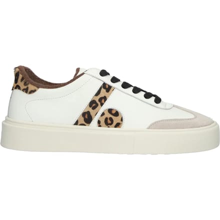 Blackstone QUARTZ AUDEN - EL280 White Leopard - Sneaker (low) - Dames - White - Maat: 37