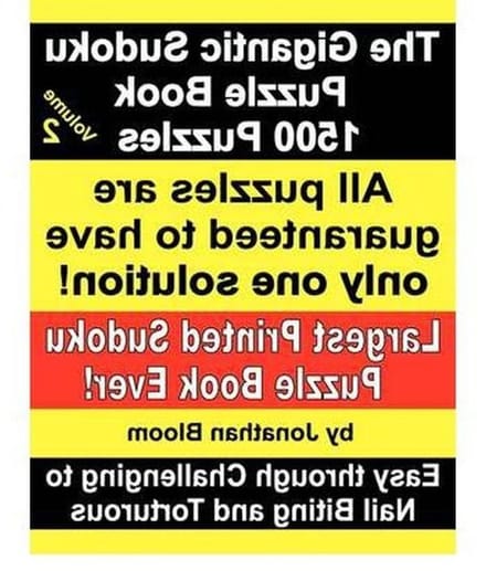 Sudoku Puzzelboek - Logica Spel - Hersenen Trainen - 1500 Puzzels - Groot Formaat - Niet Van Toepassing