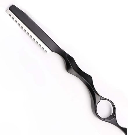 Cuhostki 1 Stuk - Uitdunmes - Kappersmes - Haar Snijmes Zwart Super Licht Professioneel Haar Styling