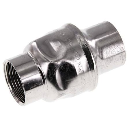 G1'' RVS 316 Terugslagklep PTFE 0.03-16bar (0.44-232psi)