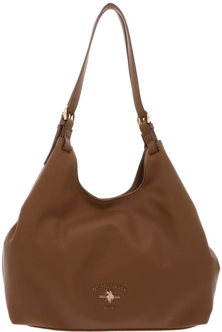 U.S. POLO ASSN. schoudertas Stanford Large Handle Bag Camel bruine