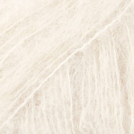 DROPS Brushed Alpaca Silk Uni Colour - 01 naturel - Wol Garen