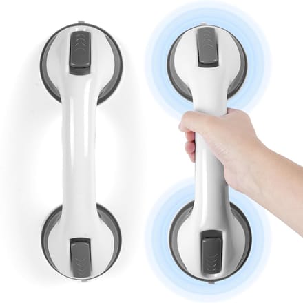 White-Label® Wandbeugel Badkamer – Zuignap Handgreep – Veiligheidsgreep Douche – Secure