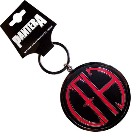 Pantera - Cowboys From Hell Emblem Sleutelhanger - Zwart/Rood