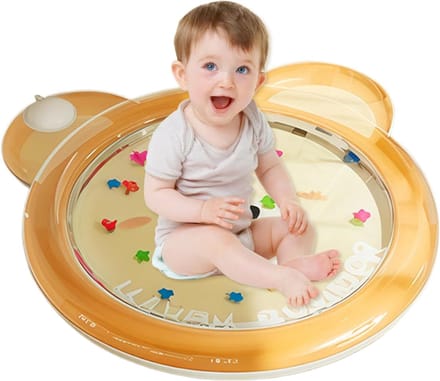 ZMR® Watermat - Speelmat Water - Waterspeelmat Baby - Bruin - ‎21cm x 22cm x 2cm