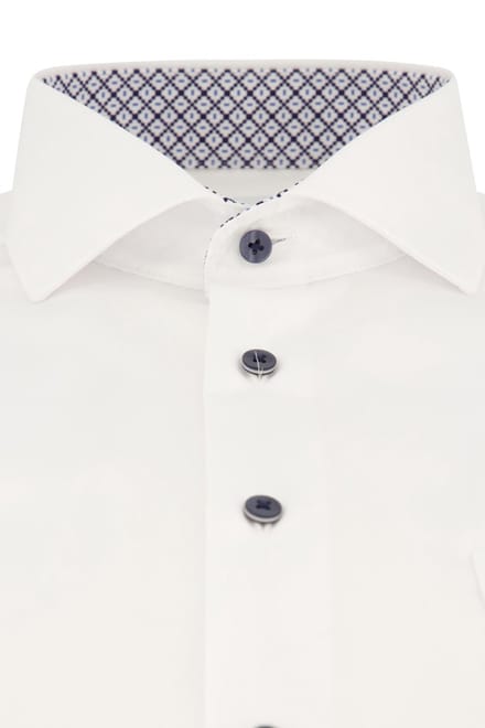 Eterna Modern Fit overhemd normale fit wit effen