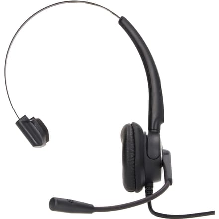 Casque de trafic Réduction du bruit Ergonomique Réglable Appel Ultra Clair Plug and Play Casque RJ9 avec Microphone