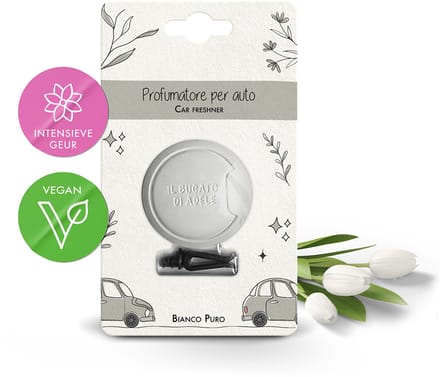 Il Bucato di Adele Autoparfum - Auto Geurverfrisser - Deocar Bianco Puro