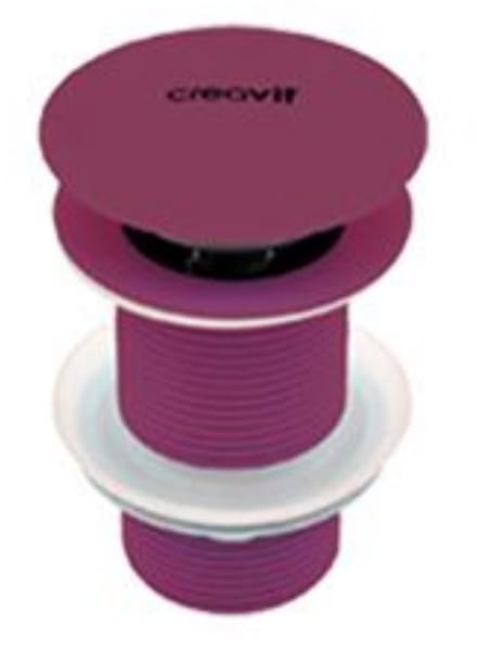 Creavit afvoerplug – Click Waste 5/4 – Met overloop – Berry