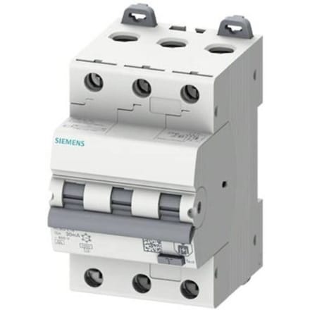 Siemens 5SU13366FP16 Aardlekschakelaar/zekeringautomaat Afmeting zekering = 3 3-polig 16 A 0.03 A