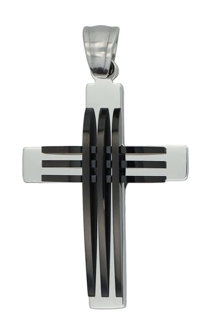 AKZENT Akzent Heren hanger "Nyrelle" - ionengeplateerd - Edelstahl - bicolor
