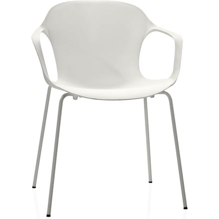 Fritz Hansen - Nap stoel met armleuningen - wit