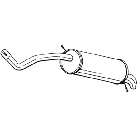 Geluiddemper achter BOSAL 278-033