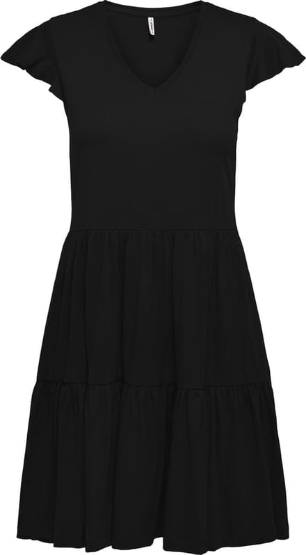 ONLY ONLMAY CAP SLEEV FRIL DRESS JRS NOOS Dames Jurk - Maat XS