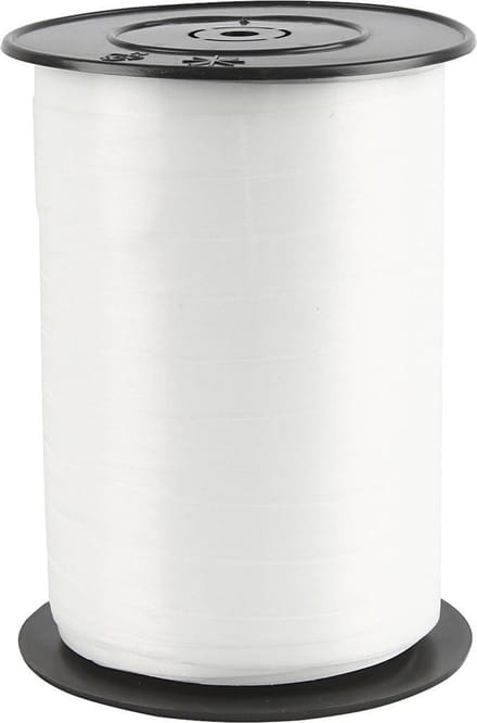 Wit ballon lint 5mm breed - 500 m.