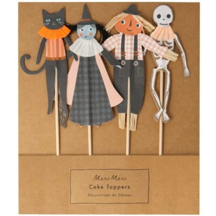 Meri meri halloween cake toppers pompoen