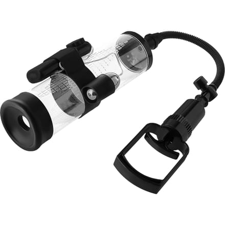 Dream Toys - Ramrod vibrerende penispomp en masturbator - Zwart