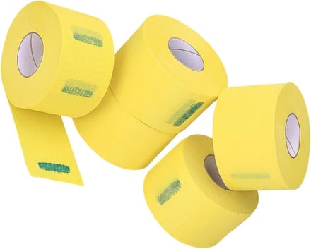 Wegwerp Nekstrips - Papieren Nekbanden - Kappers Bescherming - Rekbaar Ademend - 5 Rollen - Wit