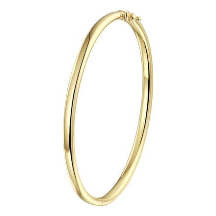 Geelgouden Bangle scharnier ovale buis 4 x 60 mm 4023293