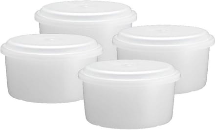 Handmatige IJsklontjes Bekers - IJsblokjes Maker - Drankjes Koelen - Compact Ontwerp - 225 ml - Wit
