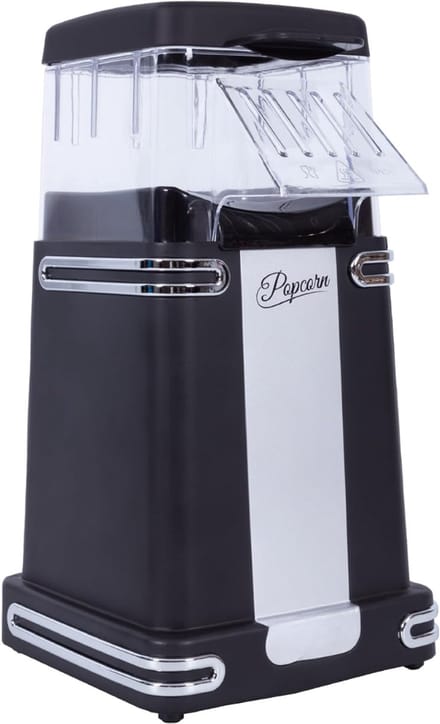 Core® Popcorn Machine - Popcorn maker - Popcornmais Machine - Zwart - 14cm x 26cm x 14cm