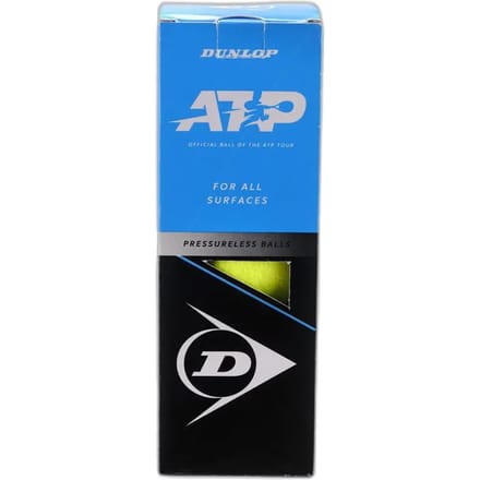 Set van 3 tennisballen Dunlop Atp Pressureless
