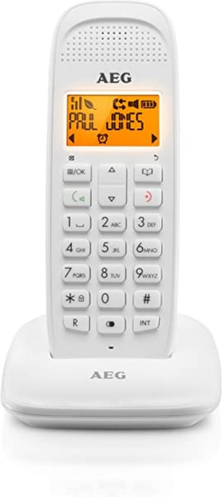 AEG VOXTEL D81 - DECT-telefoon -  Nummerherkenning - Wit